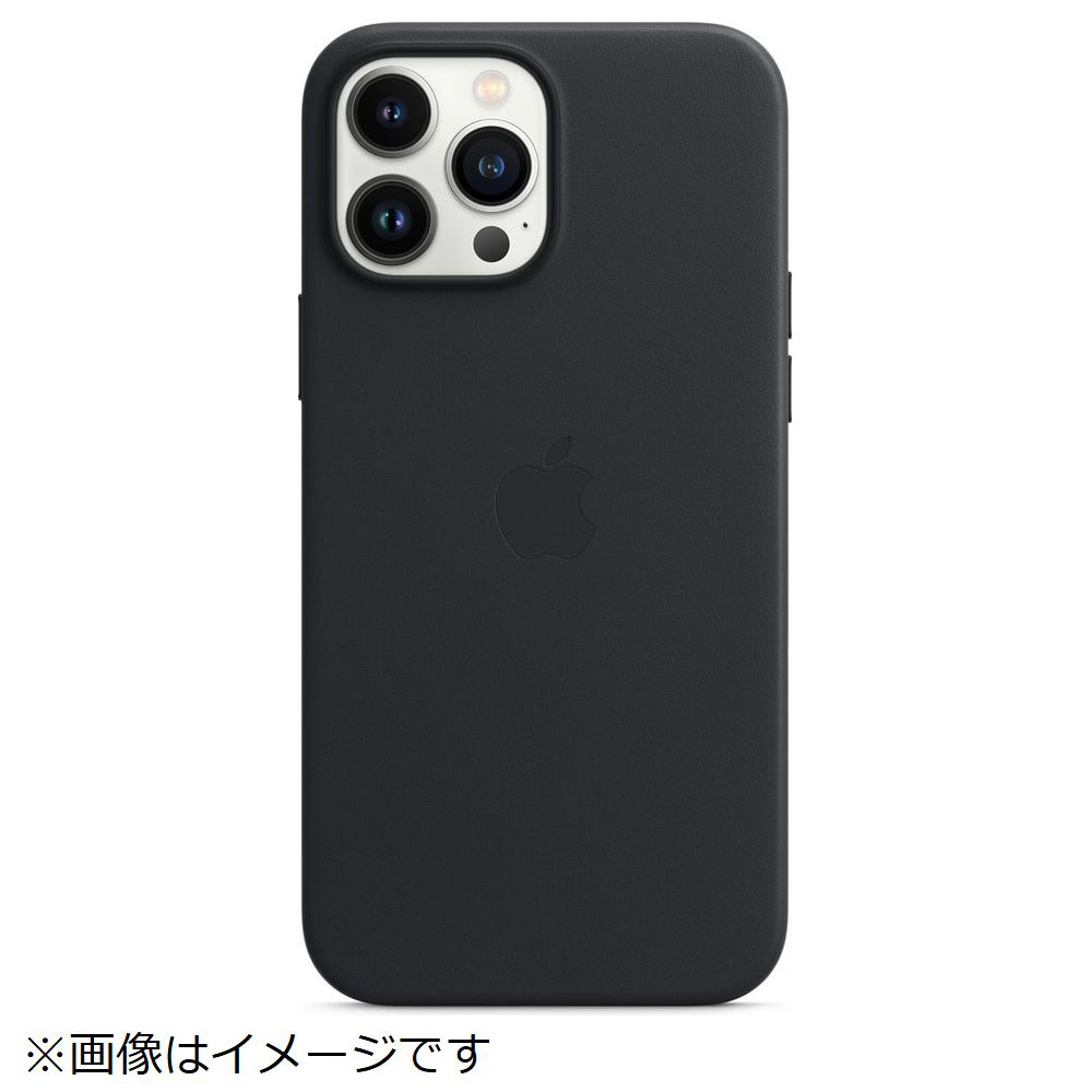 純正】MagSafe対応 iPhone 13 Pro Max レザーケース ミッドナイト