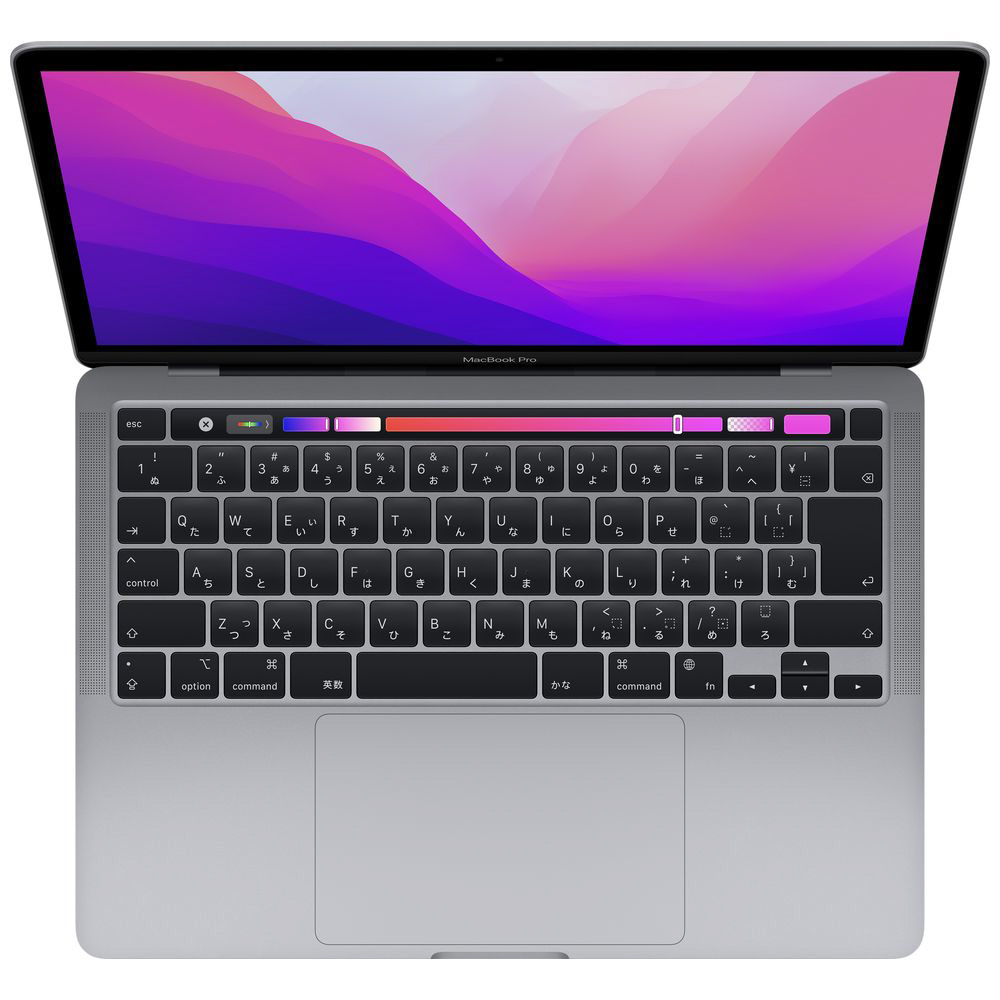 液晶サイズ133型MacBook pro M2 13.3インチ 256GB スペースグレイ