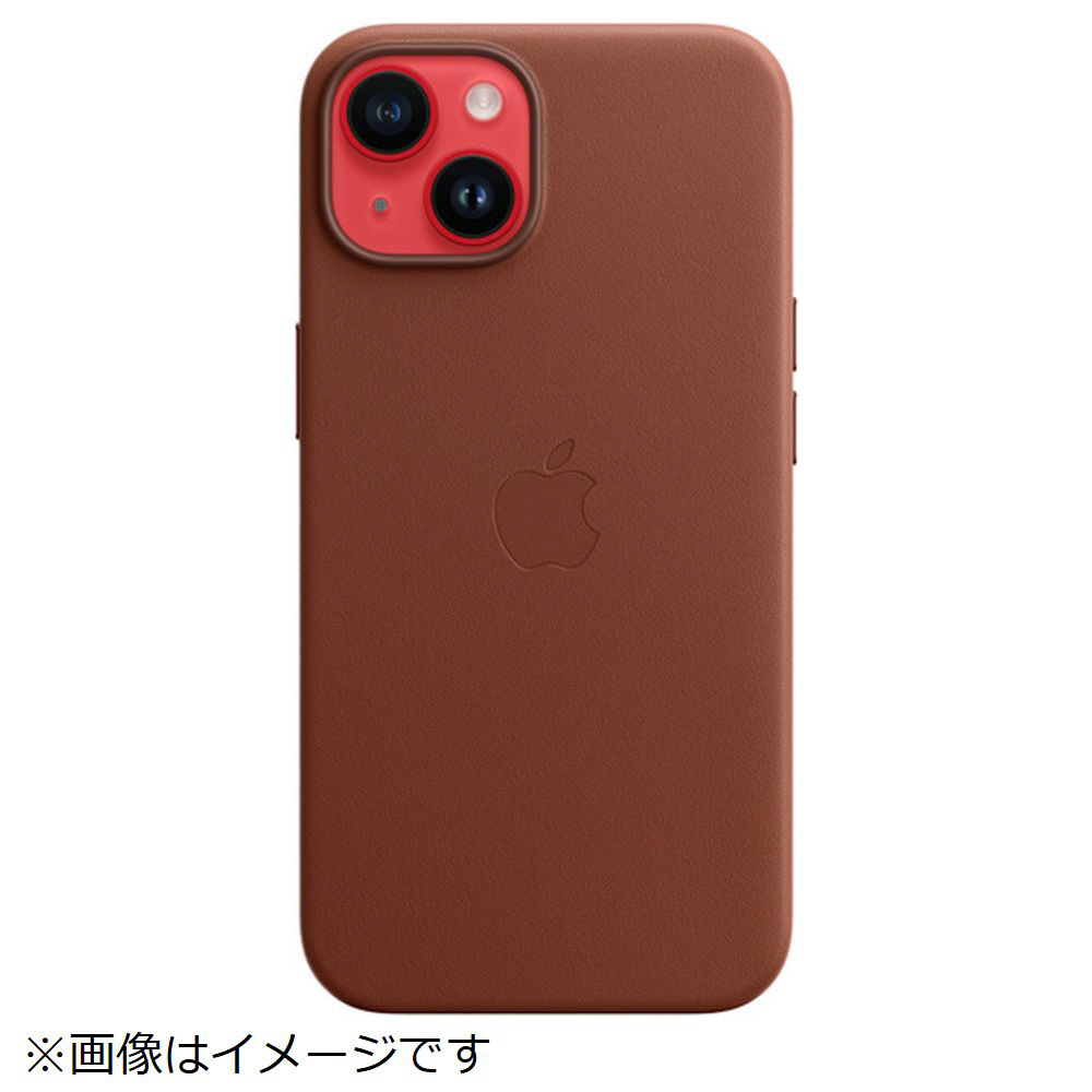 Apple純正 iPhone14 Pro レザーケース アンバー