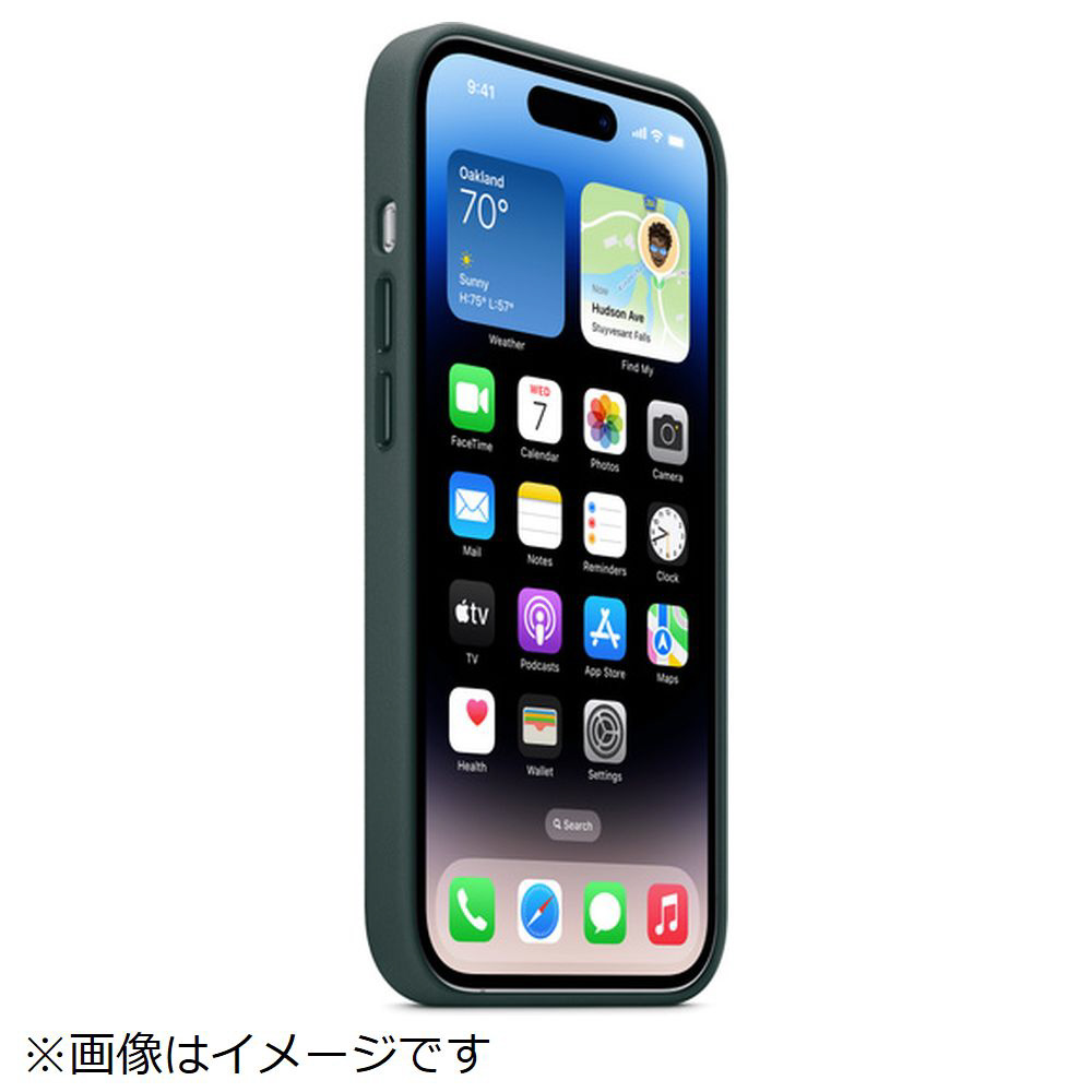 純正】MagSafe対応iPhone 14 Proレザーケース｜の通販は