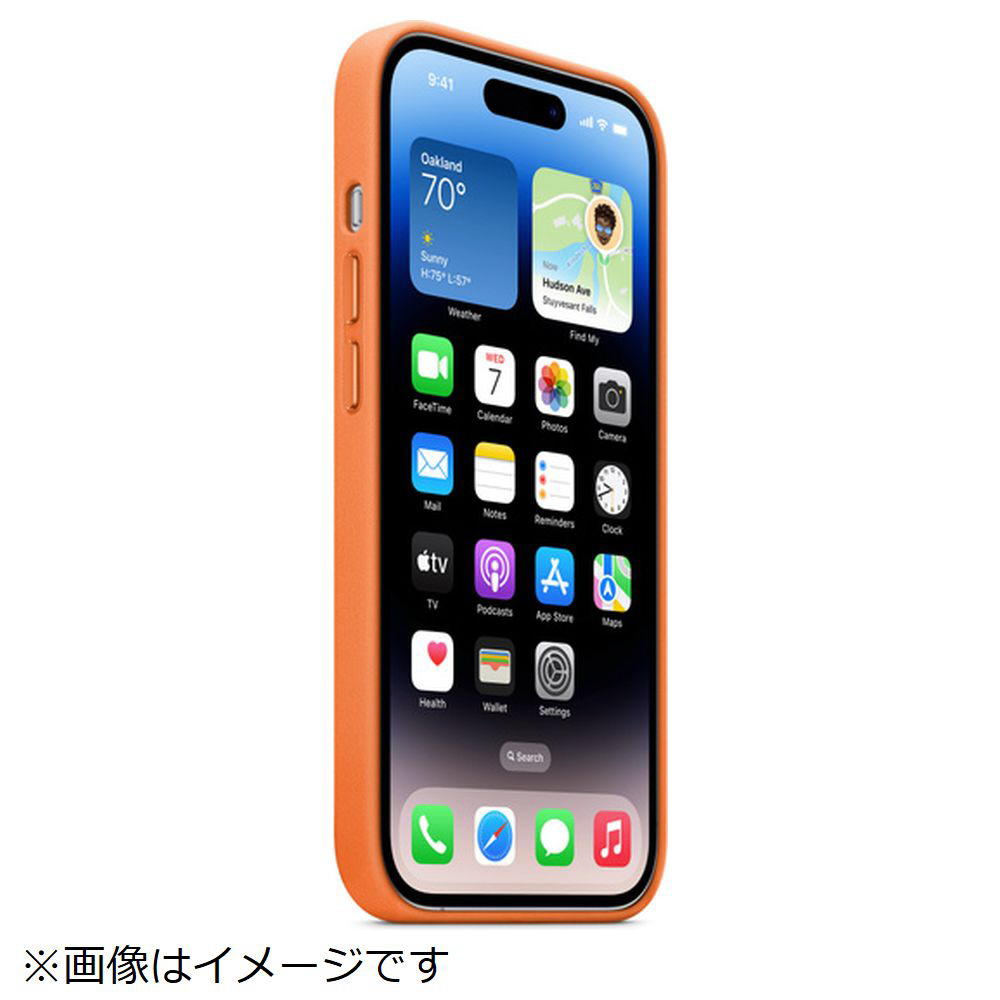 Apple iPhone 14 Plus レザーケース MagSafe対応 インク