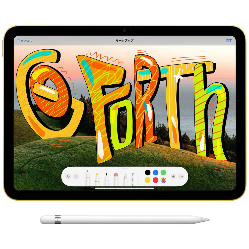 iPad 第10世代 64GB イエロー MQ6L3J／A 国内版SIMフリー|Apple(アップル)