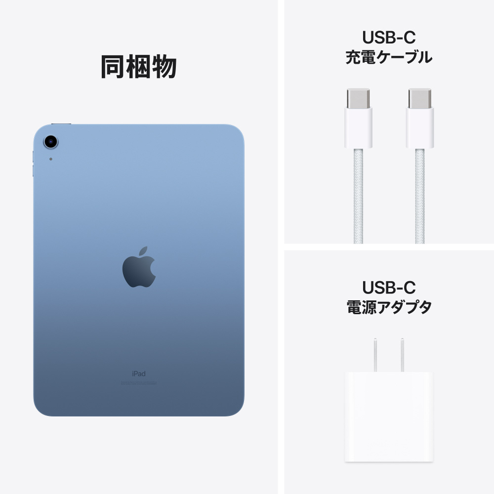 買取】iPad 第10世代 64GB ブルー 3L204J／A Wi-Fi|Apple(アップル)の