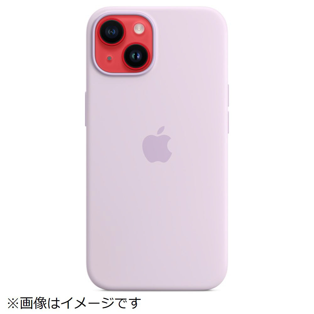 純正】MagSafe対応iPhone 14シリコーンケース ライラック