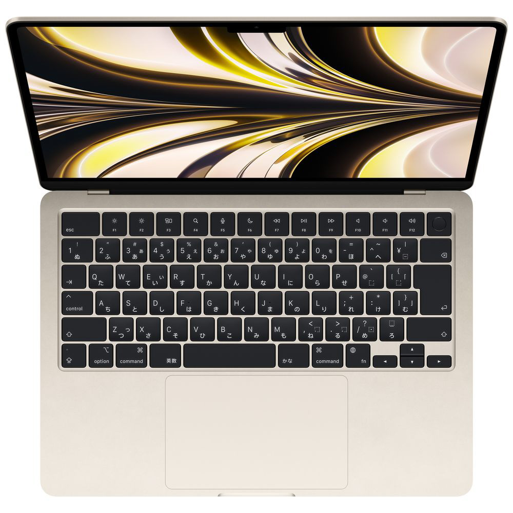 M2 MacBookAir 15インチ スターライト 256GB 新品同様品 - MacBook本体