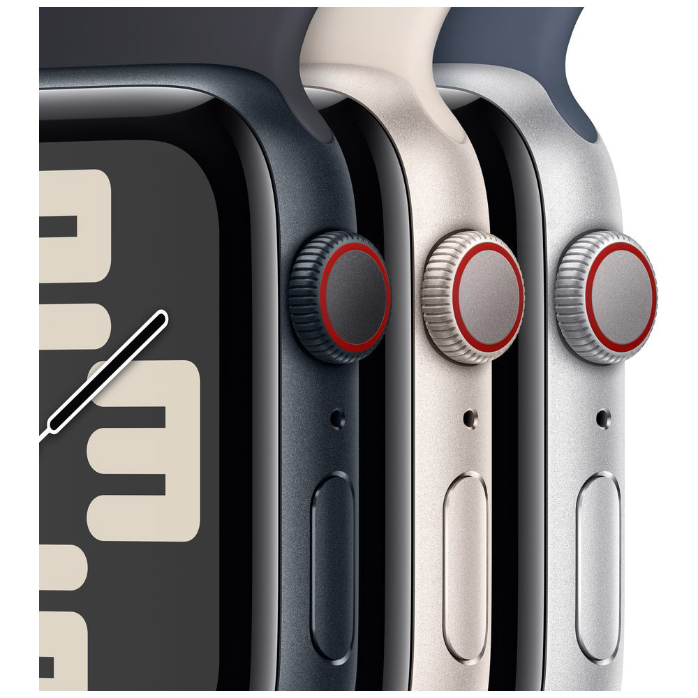 Apple Watch SE（GPS Cellularモデル）- 40mmスターライトアルミニウムケースとスターライトスポーツバンド S/M  スターライトアルミニウム MRFX3J/A｜の通販はソフマップ[sofmap]