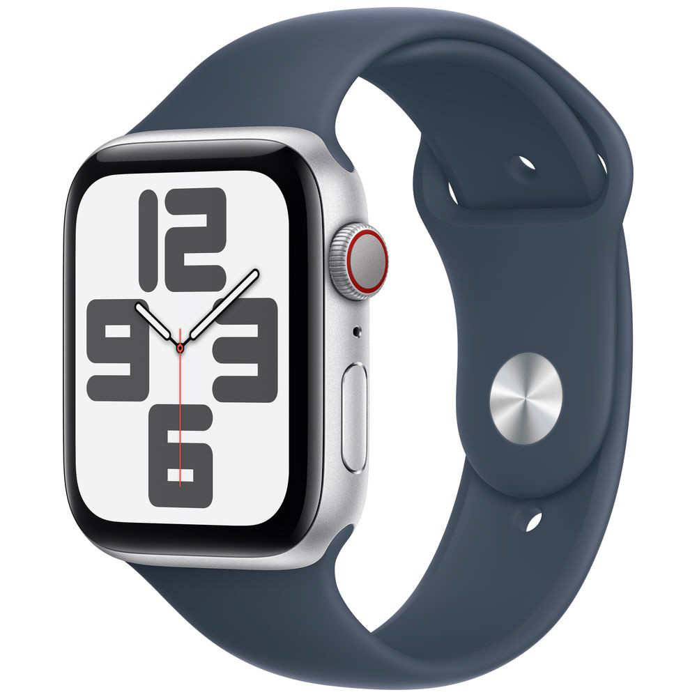 Apple Watch SE（GPS + Cellularモデル）- 44mmシルバーアルミニウム ...