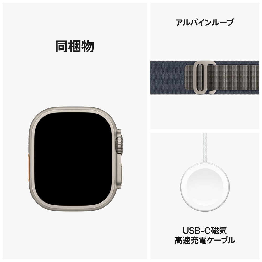 Apple Watch 純正 アルパインループ ブルー S