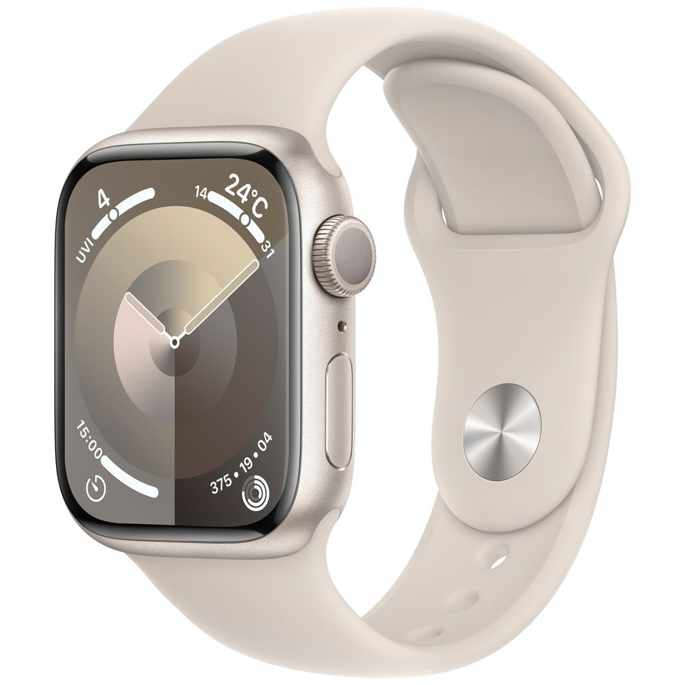 Apple Watch Series 9（GPSモデル）- 41mmスターライト