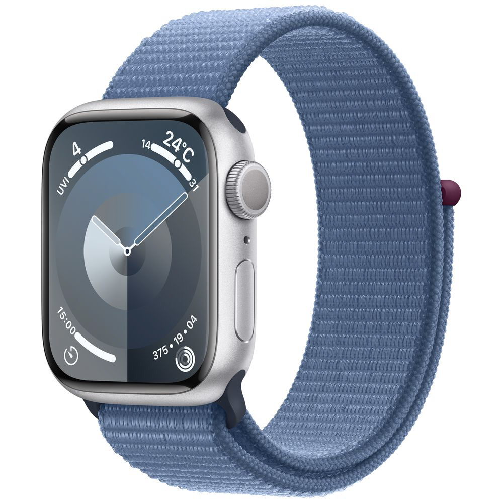 Apple Watch Series 9（GPSモデル）- 41mmシルバーアルミニウムケースとウインターブルースポーツループ シルバーアルミニウム  MR923J/A｜の通販はソフマップ[sofmap]