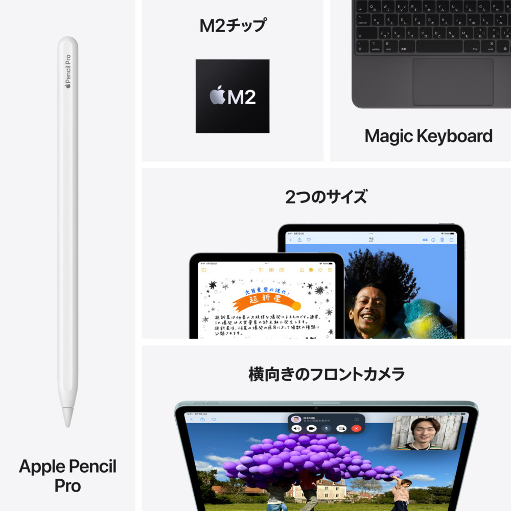 11インチiPad Air Wi-Fiモデル 128GB - スターライト MUWE3J/A ｜の ...