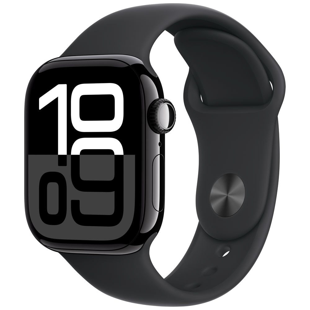 Apple Watch Series 10（GPSモデル）- 42mmジェットブラックアルミニウムケースとブラックスポーツバンド - S/M  MWWE3J/A｜の通販はソフマップ[sofmap]