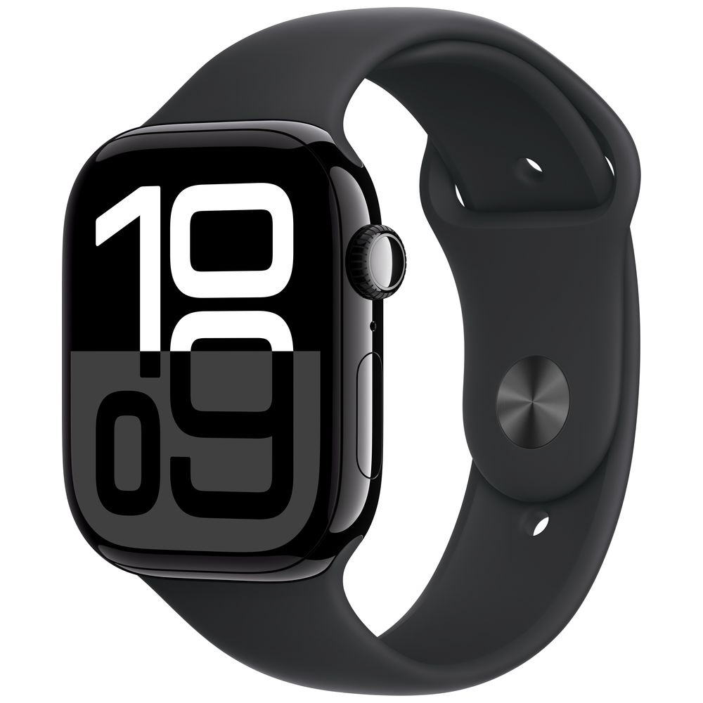 Apple Watch Series 10（GPSモデル）- 46mmジェットブラックアルミニウムケースとブラックスポーツバンド - S/M  MWWP3J/A｜の通販はソフマップ[sofmap]