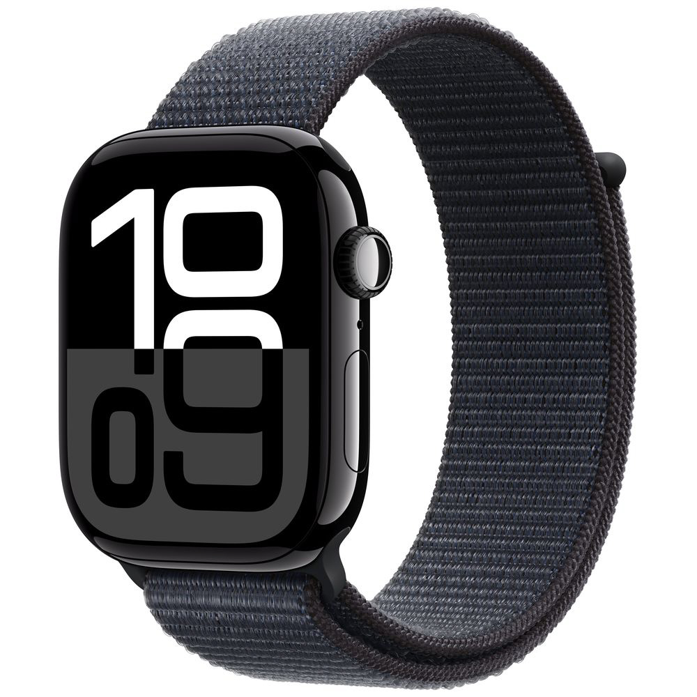 Apple Watch Series 10（GPS + Cellularモデル）- 46mmジェットブラックアルミニウムケースとインクスポーツループ  MWY53J/A｜の通販はソフマップ[sofmap]