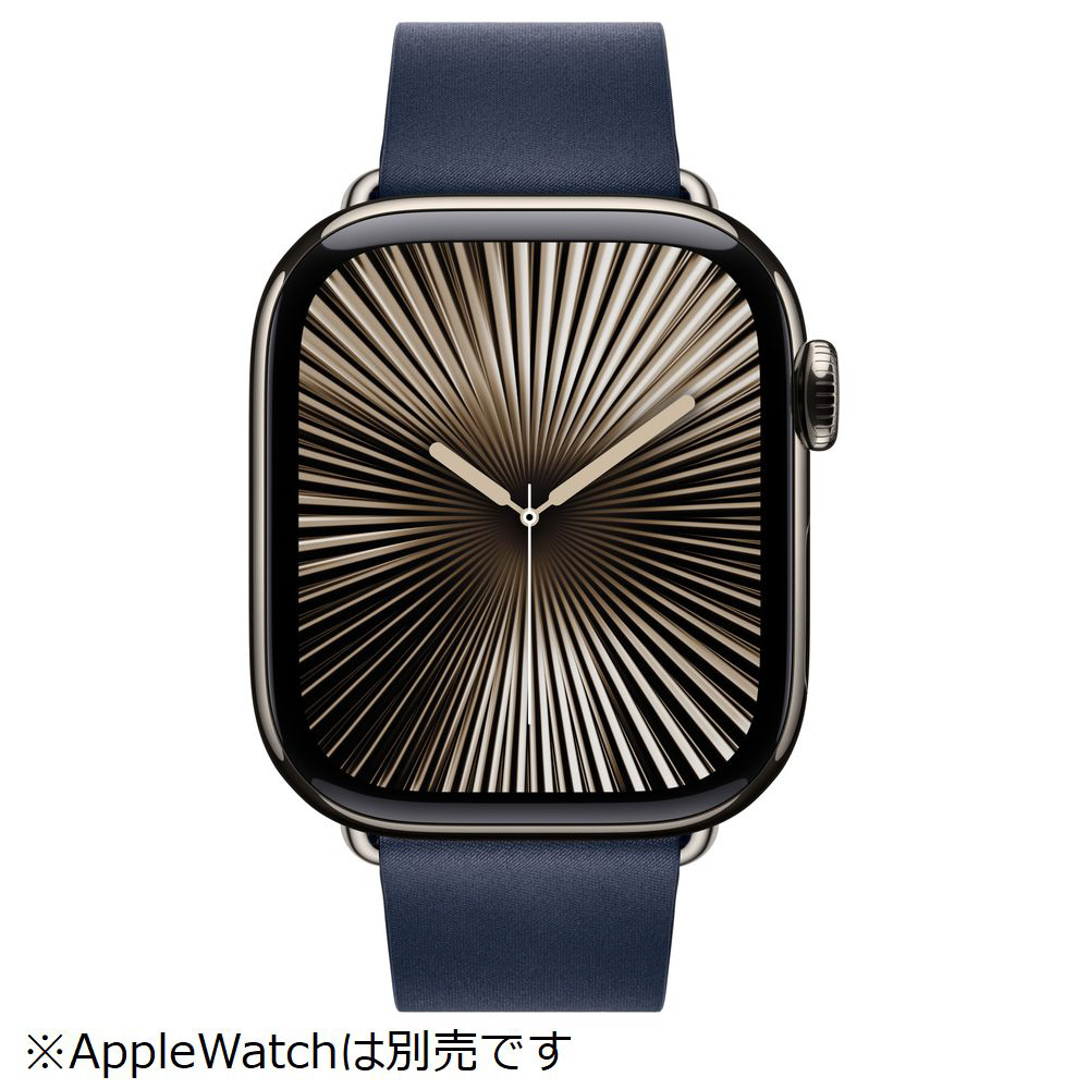 42mmケース用ディープブルーモダンバックル - S ディープブルー