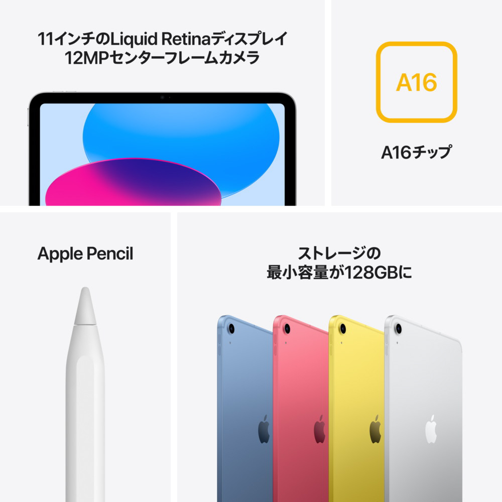 買取】【SIMフリー】iPad 11インチ 128GB シルバー MD7F4J/A ［128GB