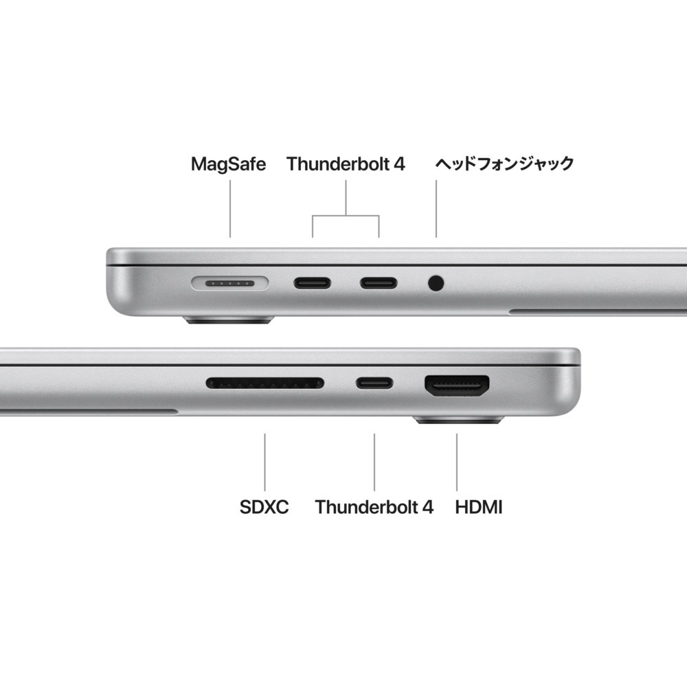 M4 MBP 14 SL 10CC 10CG 32GB 1TB US シルバー CTOMW2X3JA