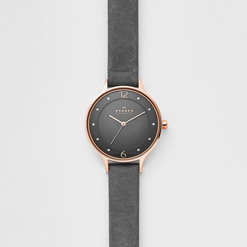 Amazon.co.jp: SKAGEN[スカーゲン] skw2672 Anita Gray Leather