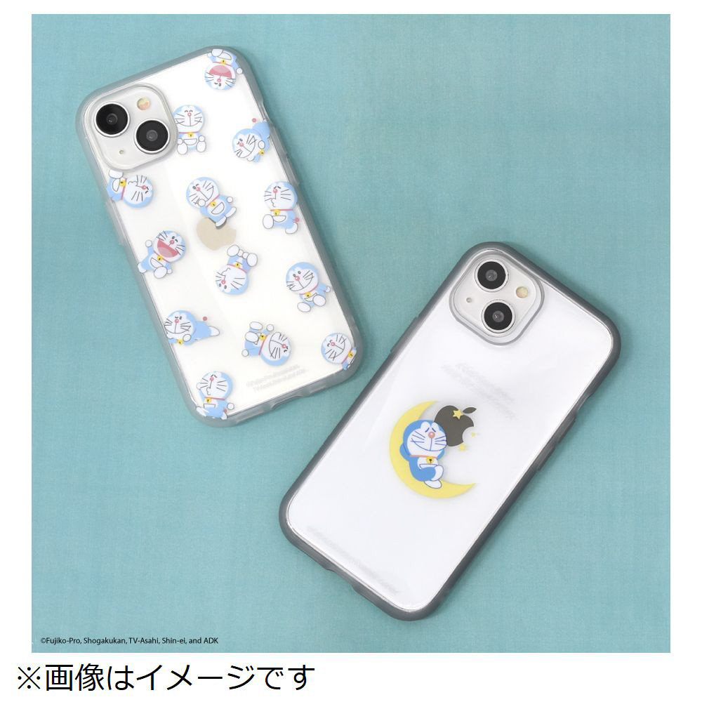 iPhone 15/14 IIIIfit CLEAR ドラえもん ケース 月 DR-129A｜の通販は