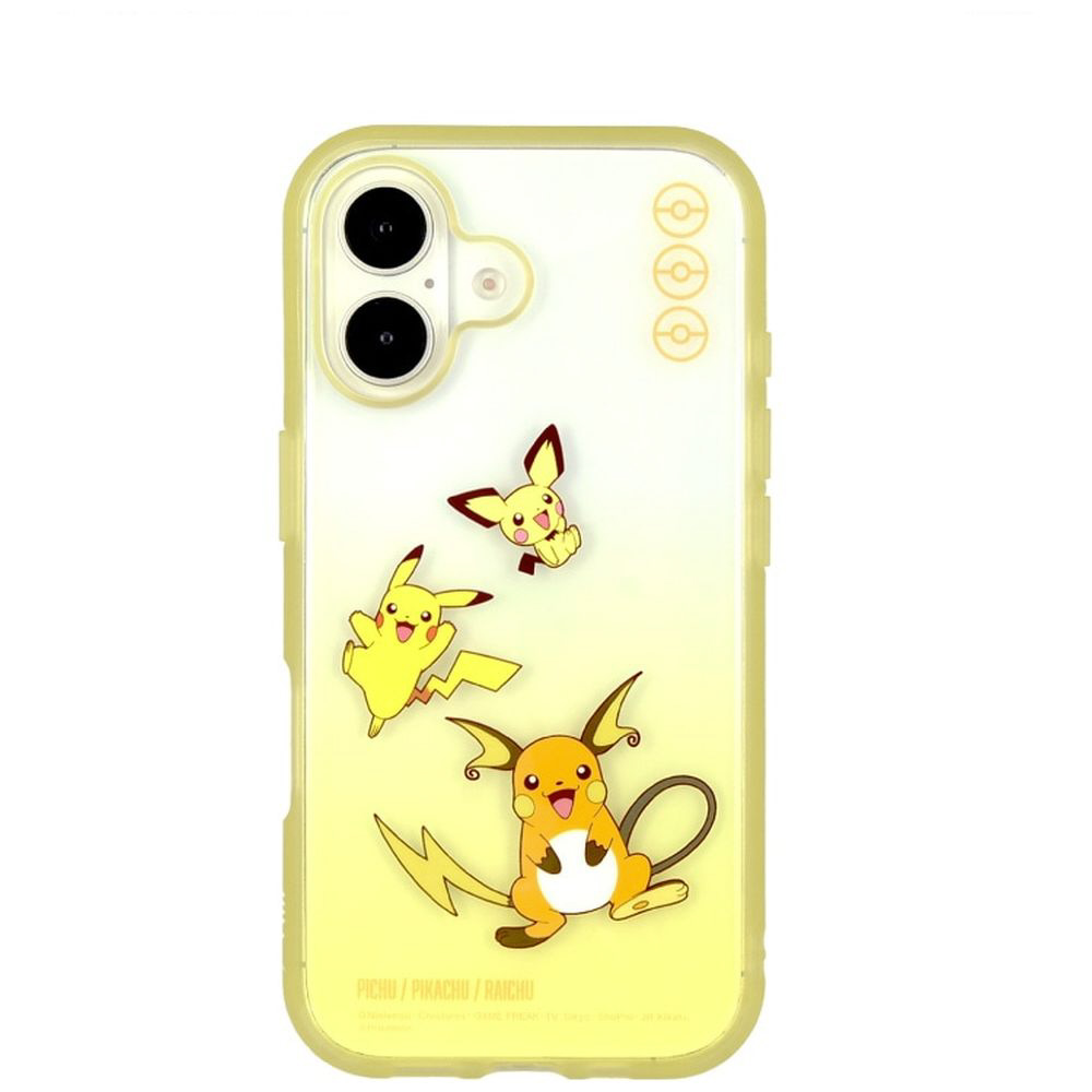 iPhone 16（6.1インチ） IIIIfit Clear ケース ポケモン ピチュー