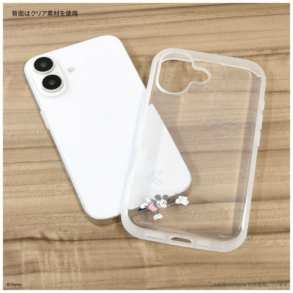 iPhone 16 Pro（6.3インチ） IIIIfit Clear ケース ディズニー くまの