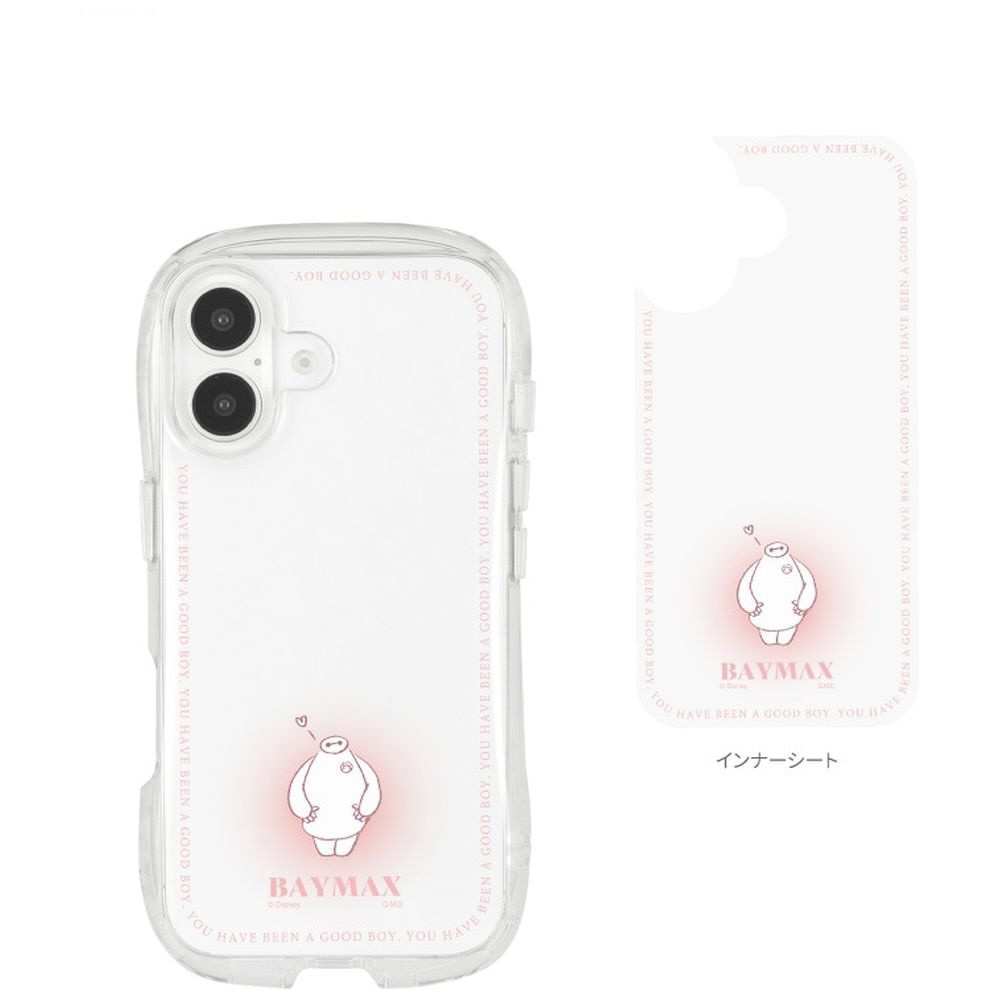 iPhone 16（6.1インチ） クリスタルクリアケース ディズニー ベイ