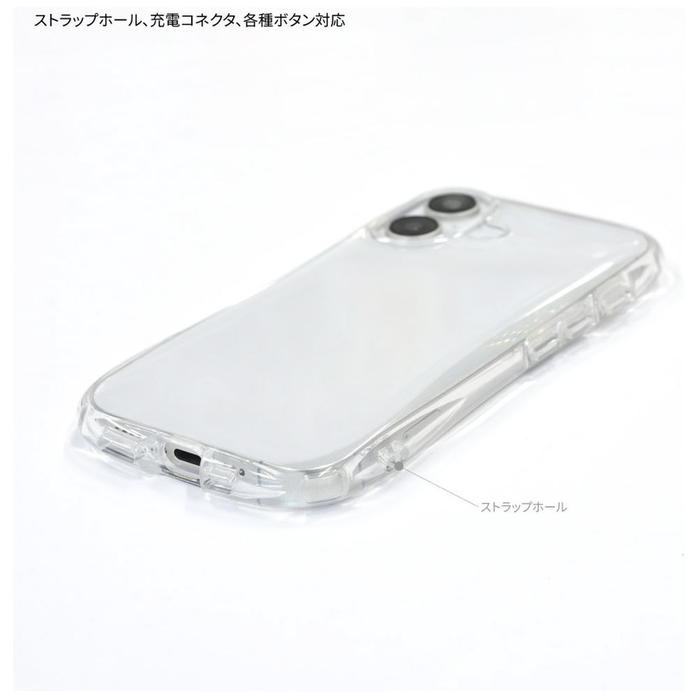 iPhone 16（6.1インチ） クリスタルクリアケース ディズニー ベイ