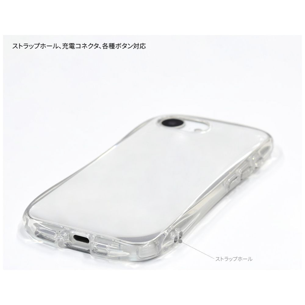 iPhone17e/16e 対応 クリスタルクリアケース スモーク GMD-31SK｜の