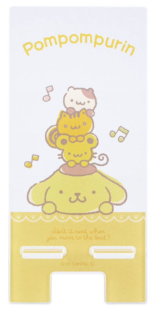 サンリオキャラクターズ アクリルスマホスタンド ポムポムプリン SANG