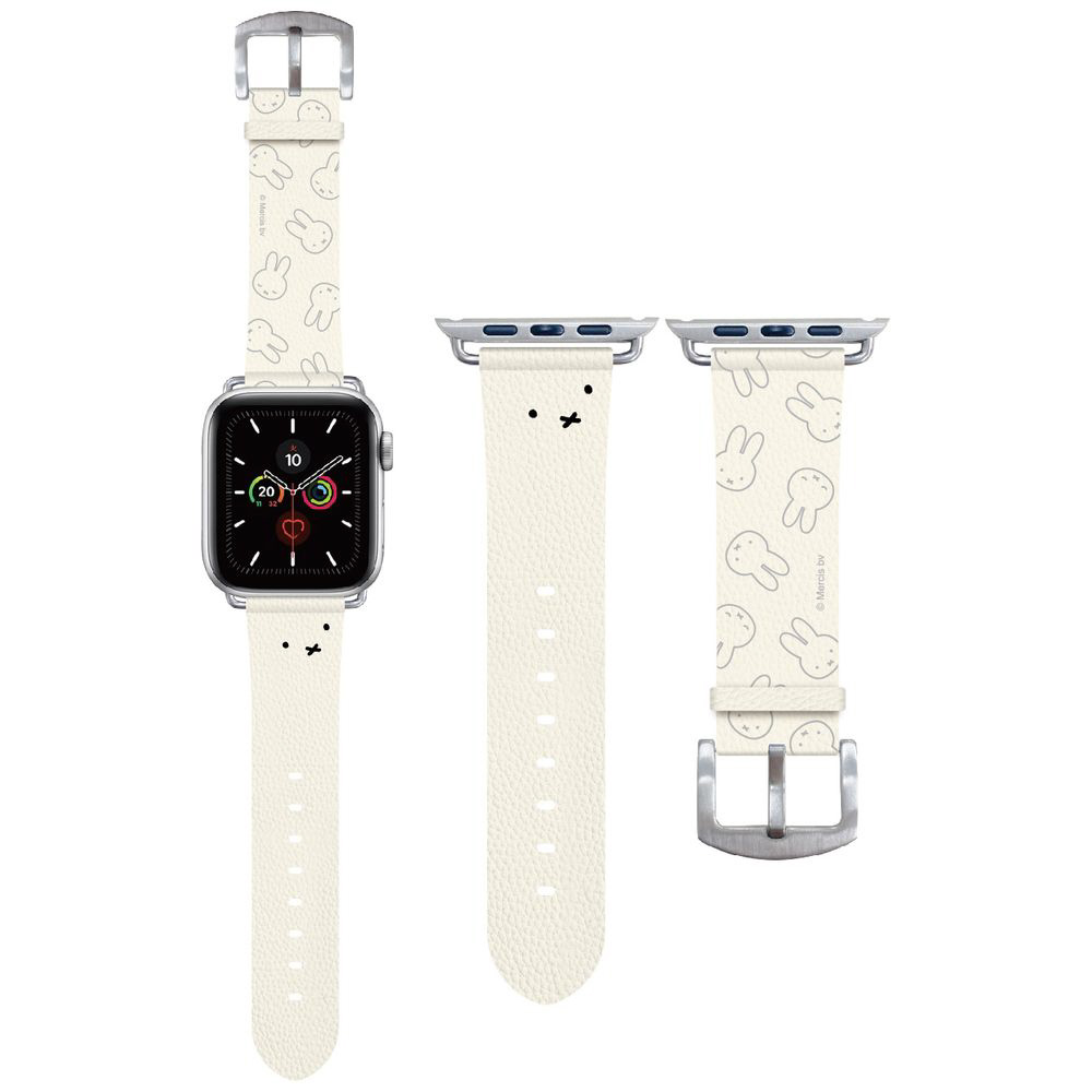 Apple Watch バンド 41 40 38mm ミッフィーレザーバンド - レザーベルト