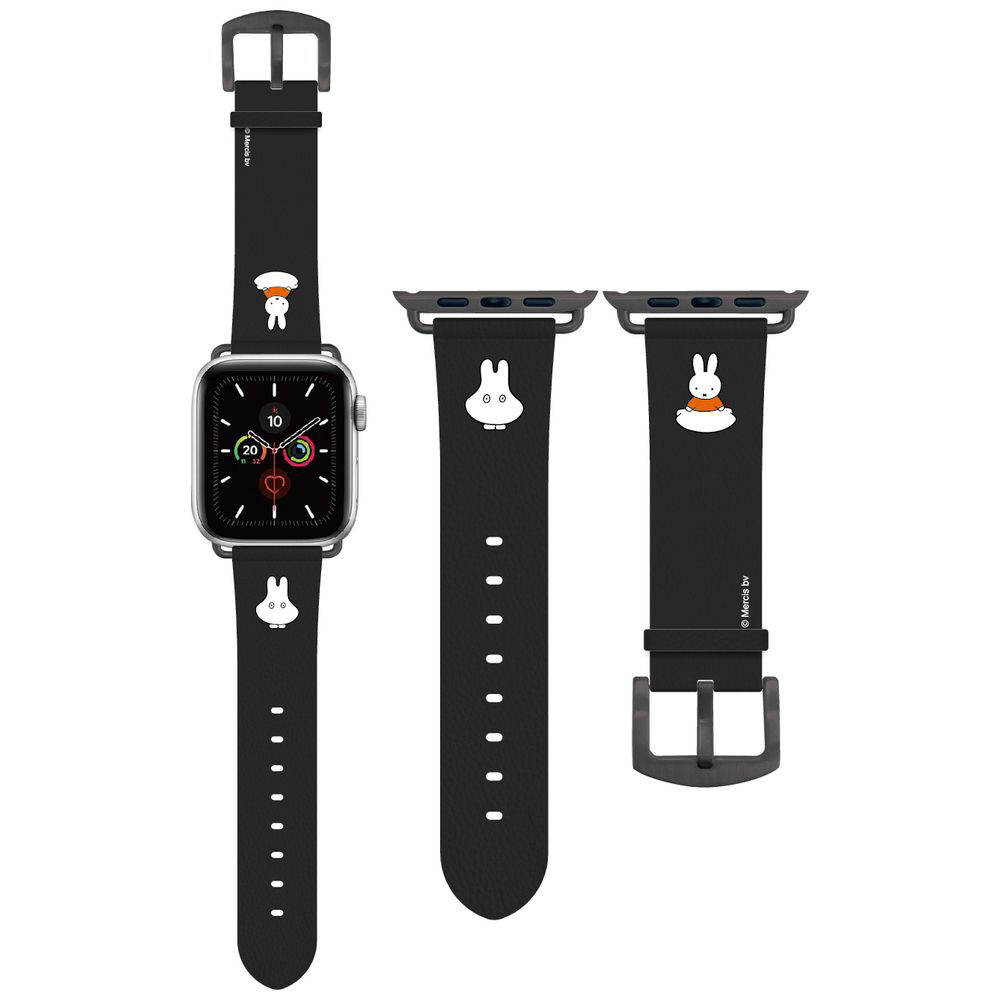 Apple Watch バンド 41 40 38mm ミッフィーレザーバンド - レザーベルト