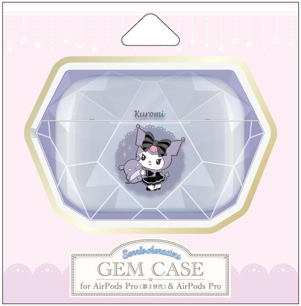 国内発送 Kuromi クロミ AirPods Pro 2 用 sanrio クロミ AirPods Pro(第2世代)/AirPods Pro ジェムケース
