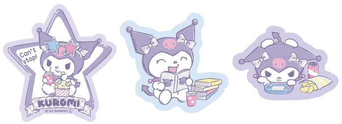 サンリオキャラクターズ モバイルステッカー クロミ SANG-305KU｜の