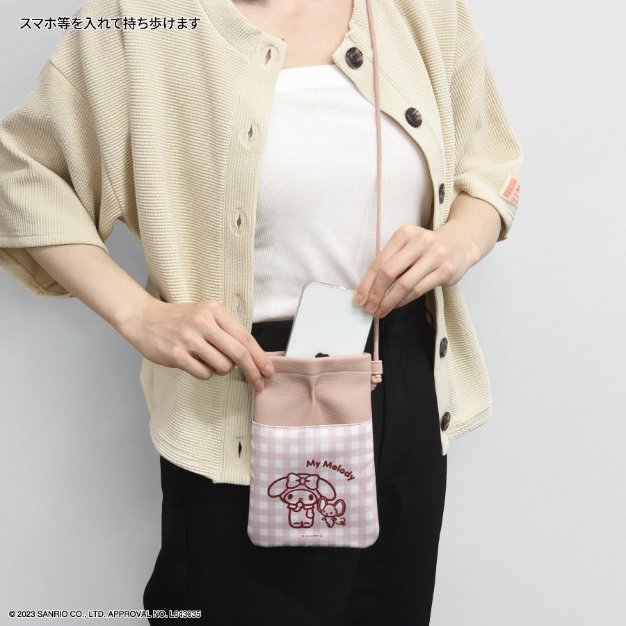 IIIIpocket スマホポーチ サンリオキャラクターズ マイメロディ SANG