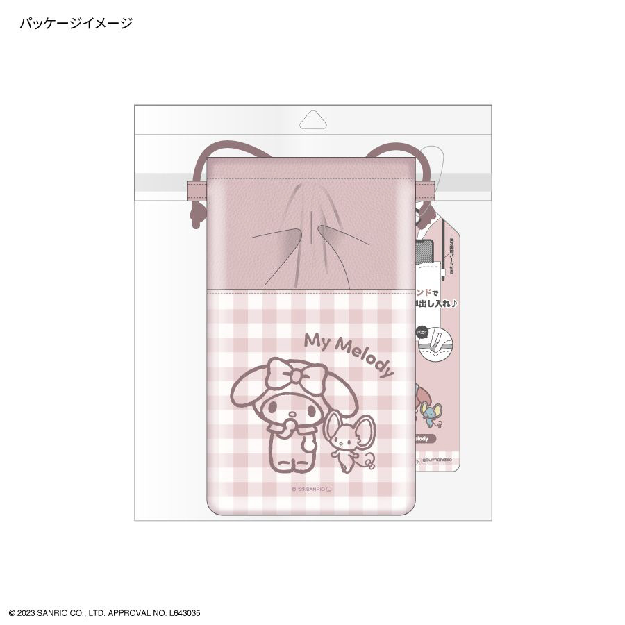 IIIIpocket スマホポーチ サンリオキャラクターズ マイメロディ SANG