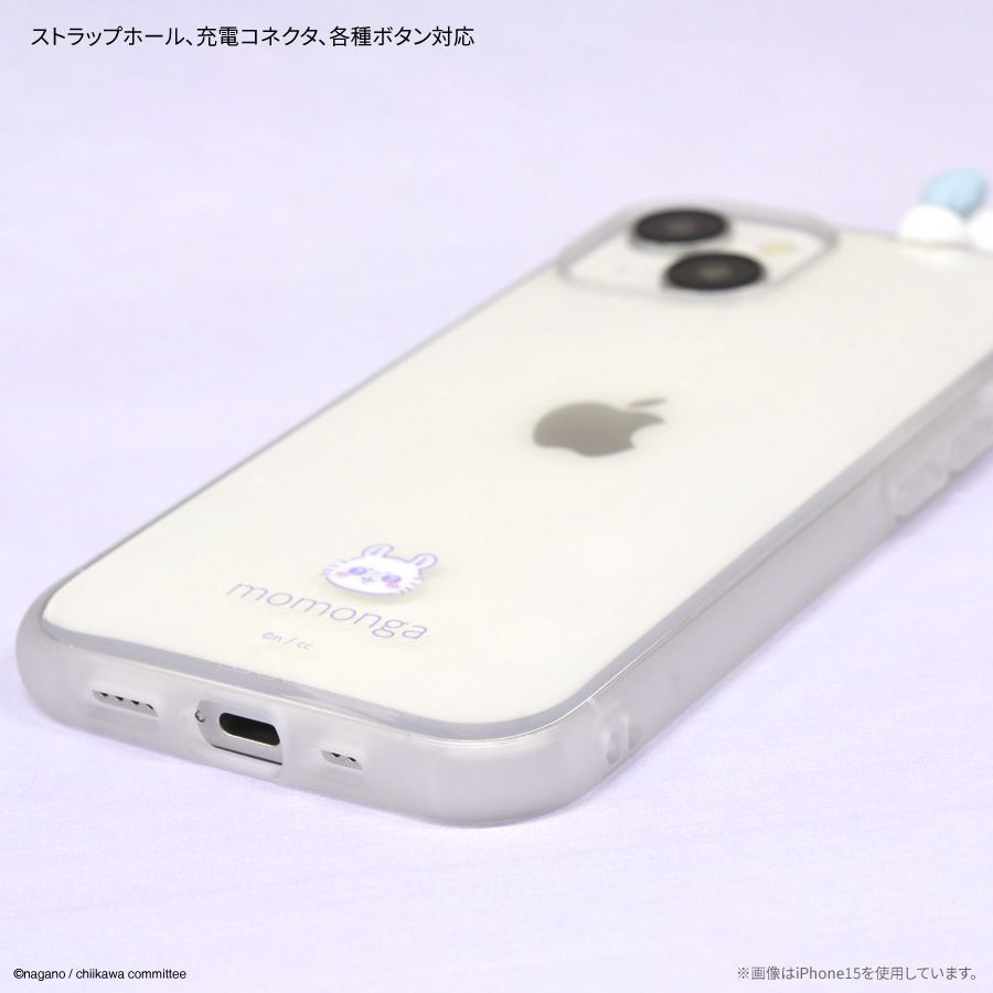 iPhone 15 Pro ちいかわ フレーム IIIIfit Clear ケース