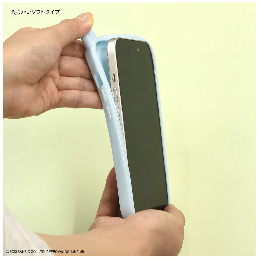 iPhone 15/14 レトロガラケー風ケース サンリオ ポチャッコ SANG