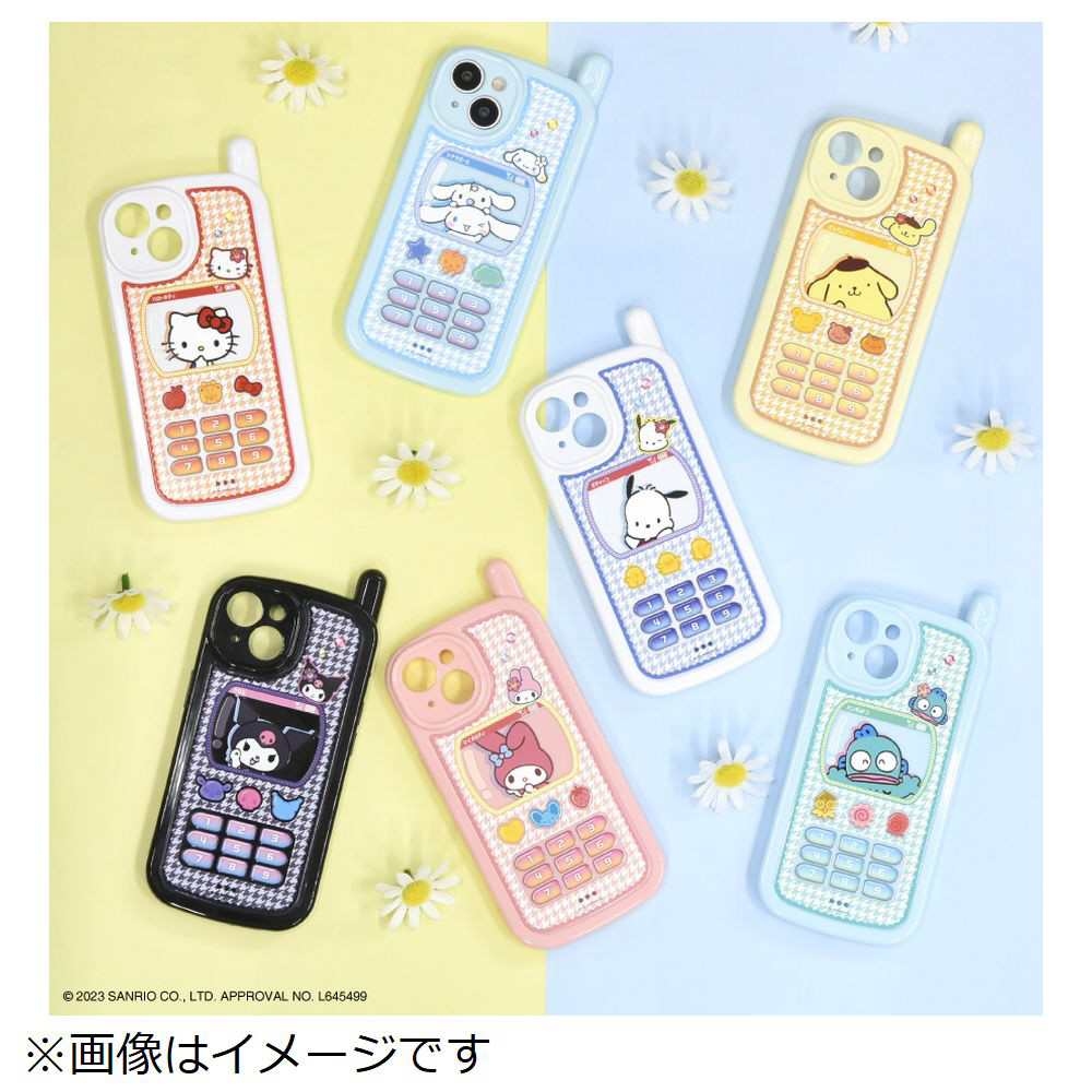 iPhone 15/14 レトロガラケー風ケース サンリオ ポチャッコ SANG