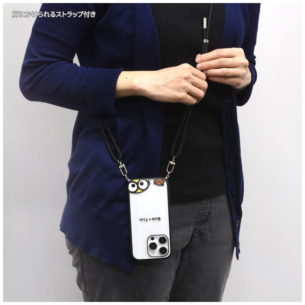 iPhone 15 Pro IIIIfit Loop ミニオンズ ボブ＆ティム MINI-462A｜の