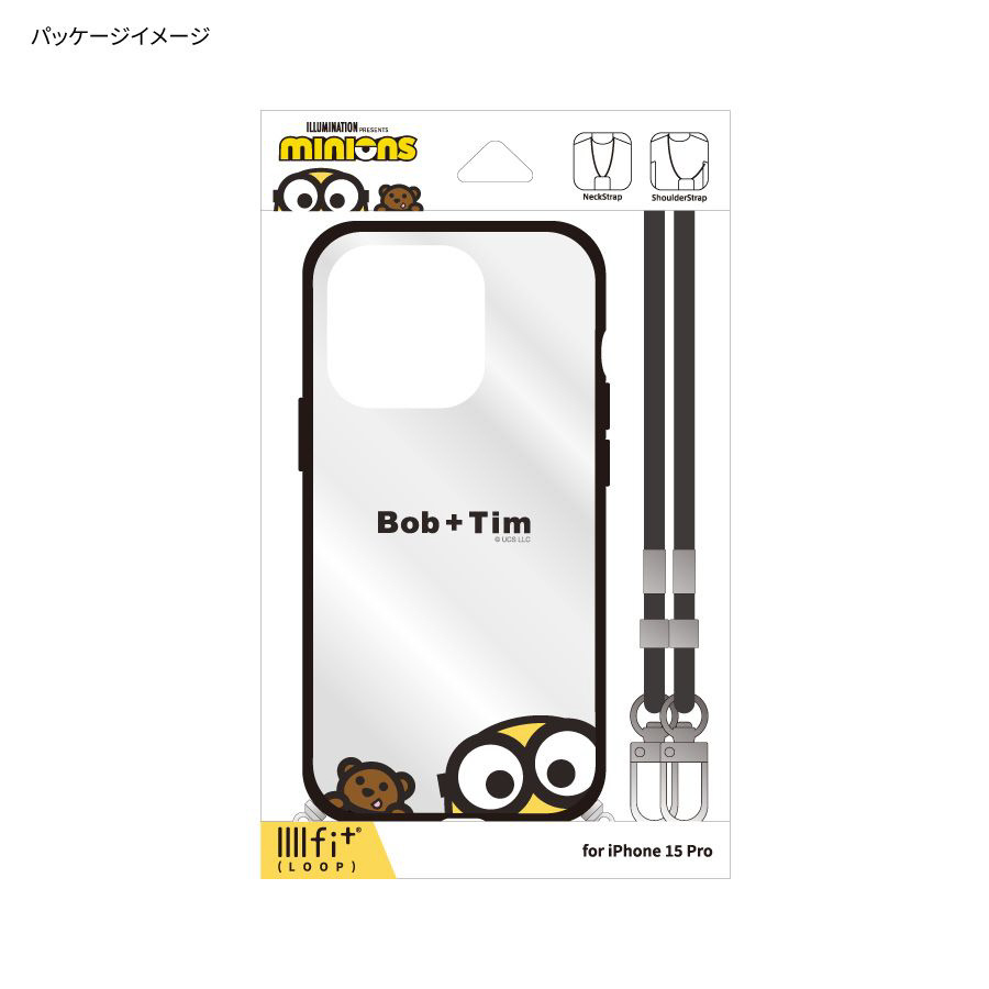 iPhone 15 Pro IIIIfit Loop ミニオンズ ボブ＆ティム MINI-462A