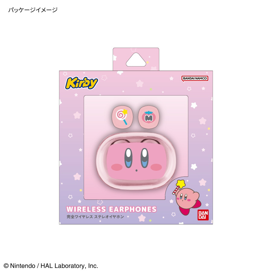 完全ワイヤレスイヤホン 星のカービィ BKBY-16PK ［ワイヤレス