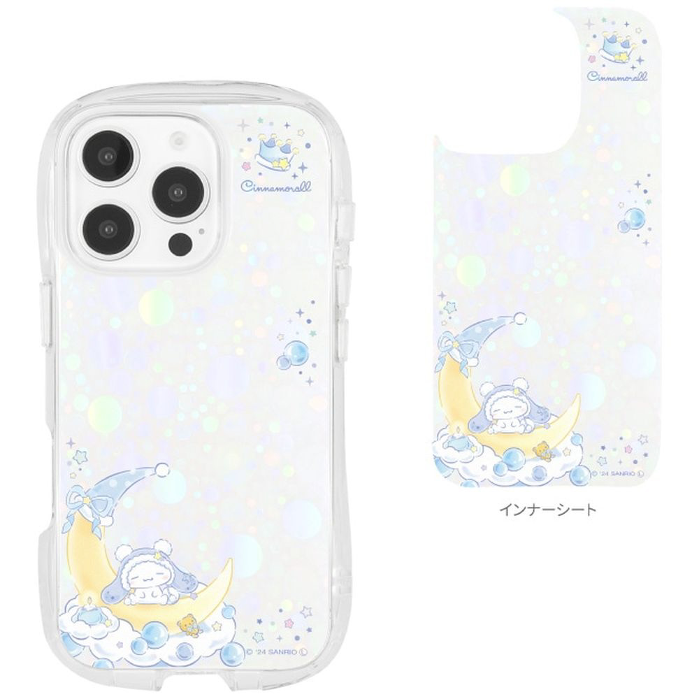 iPhone 16 Pro（6.3インチ） クリスタルクリアケース サンリオ