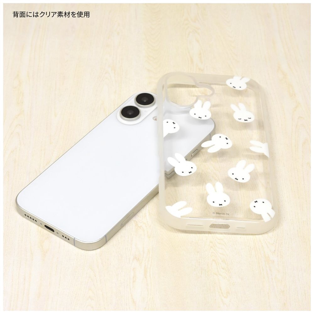 iPhone 16（6.1インチ） IIIIfit Clear ケース ミッフィー