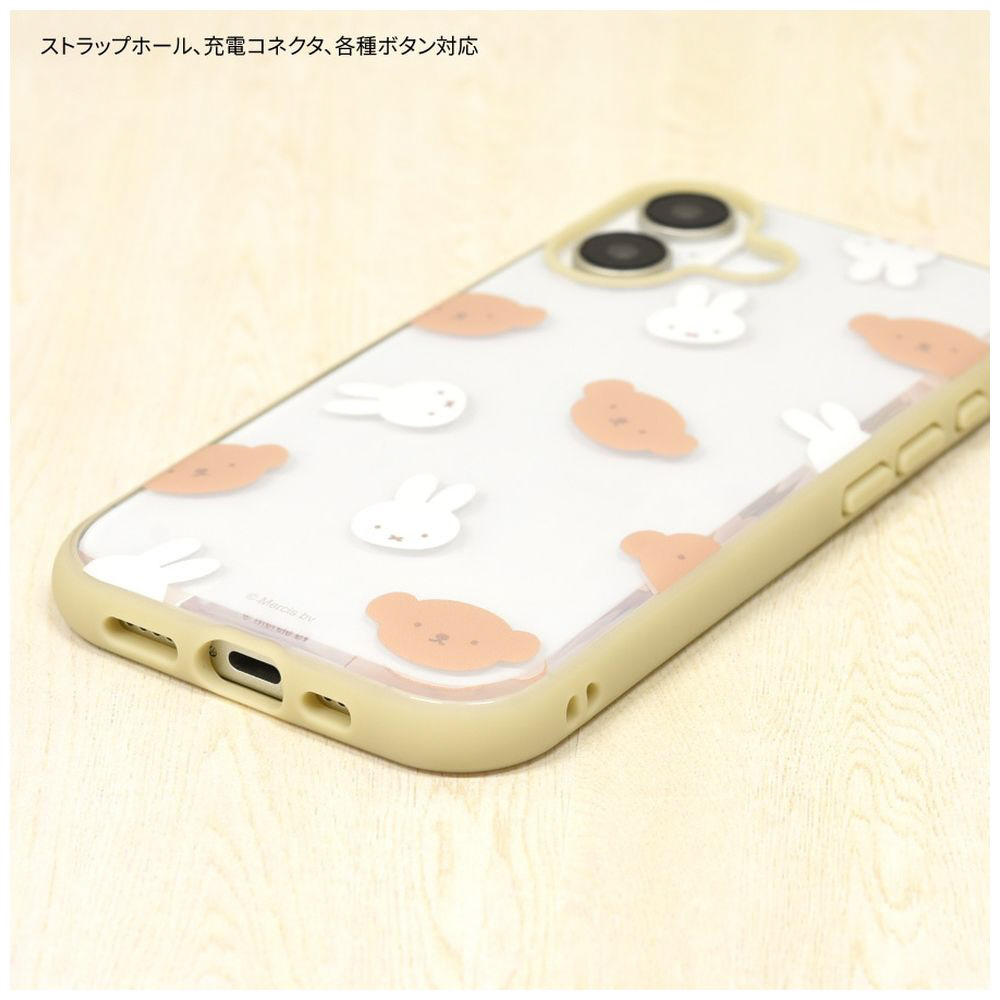iPhone 16（6.1インチ） IIIIfit Clear ケース ミッフィー