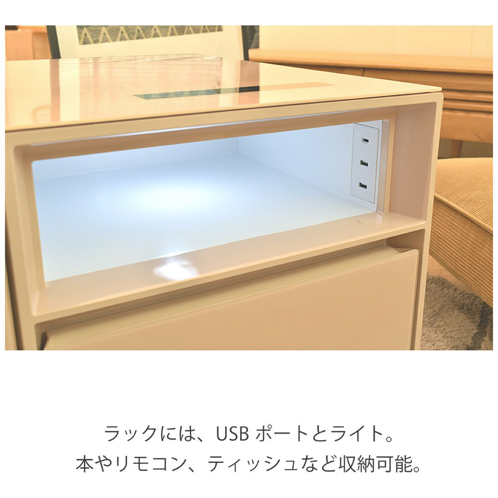 LOOZER)STB80/BLACK冷蔵&冷凍庫付きスマートテーブル 81L ロイヤル SAPPHIRE BY LOOZER SMARTTABLE （サファイア スマート