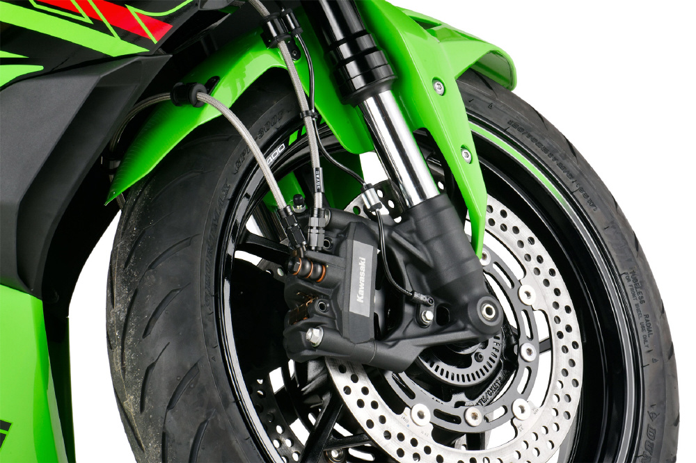 Fホースキット バイピース ステンB/BLK Ninja ZX-4RR/ZX-4R SE 24 BTPB795FB