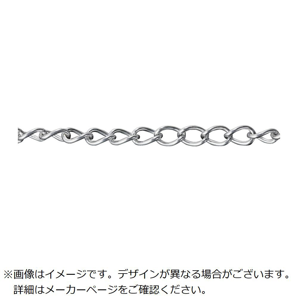 ひめじや ステンレスマンテルチェーンキーリング付 600mm チェーン線径φ2.0