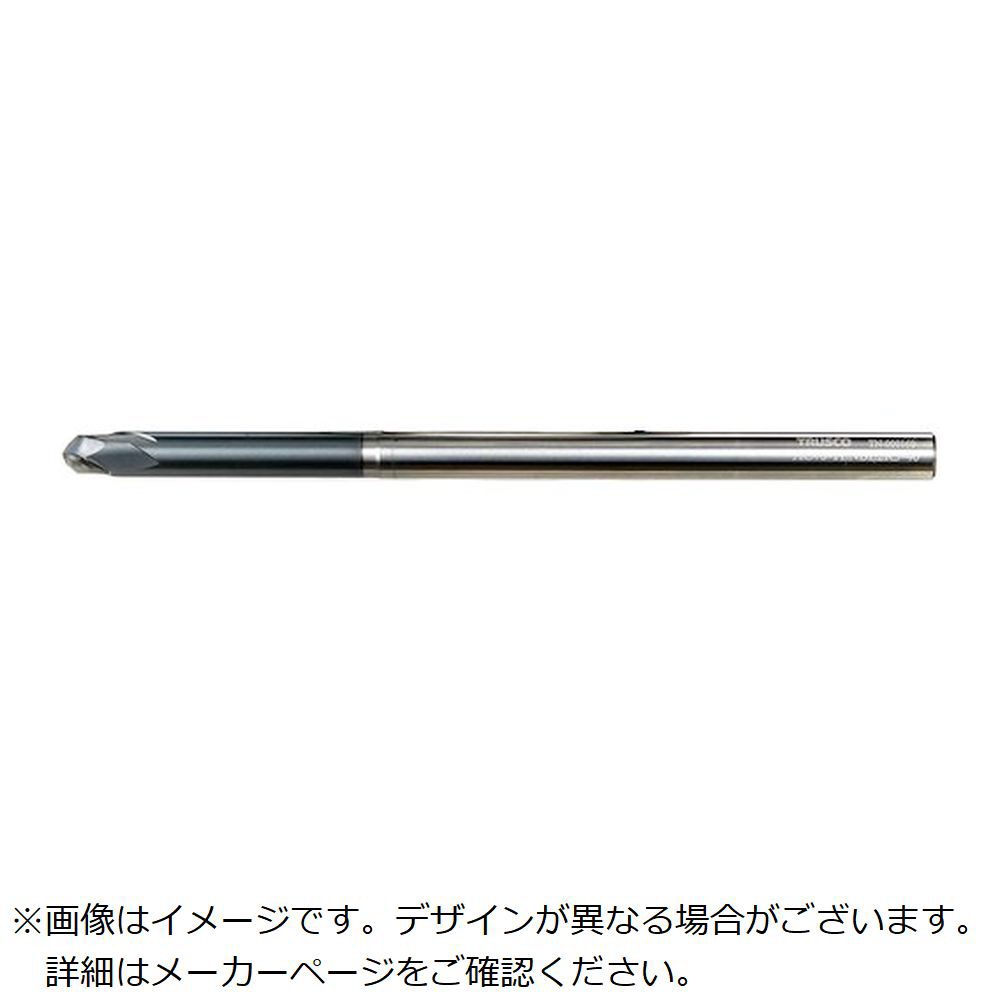 □TRUSCO エンドミル 超硬ロングネックボールエンドミル(2枚刃)R1.5X40