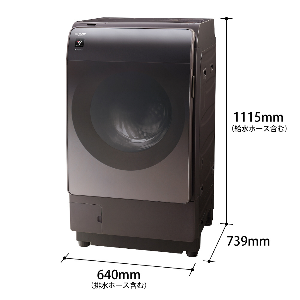 ドラム式洗濯乾燥機 リッチブラウン ES-X11B-TL ［洗濯11.0kg /乾燥6.0kg /ヒートポンプ乾燥  /左開き］｜の通販はソフマップ[sofmap]