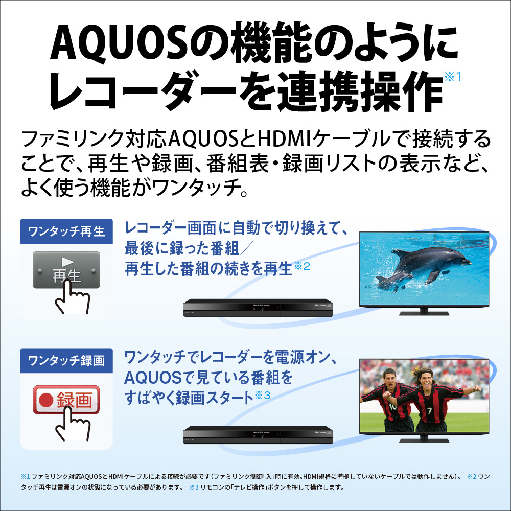 ブルーレイレコーダー AQUOS（アクオス） 2B-C20GT1 ［2TB /3番組同時録画］｜の通販はソフマップ[sofmap]